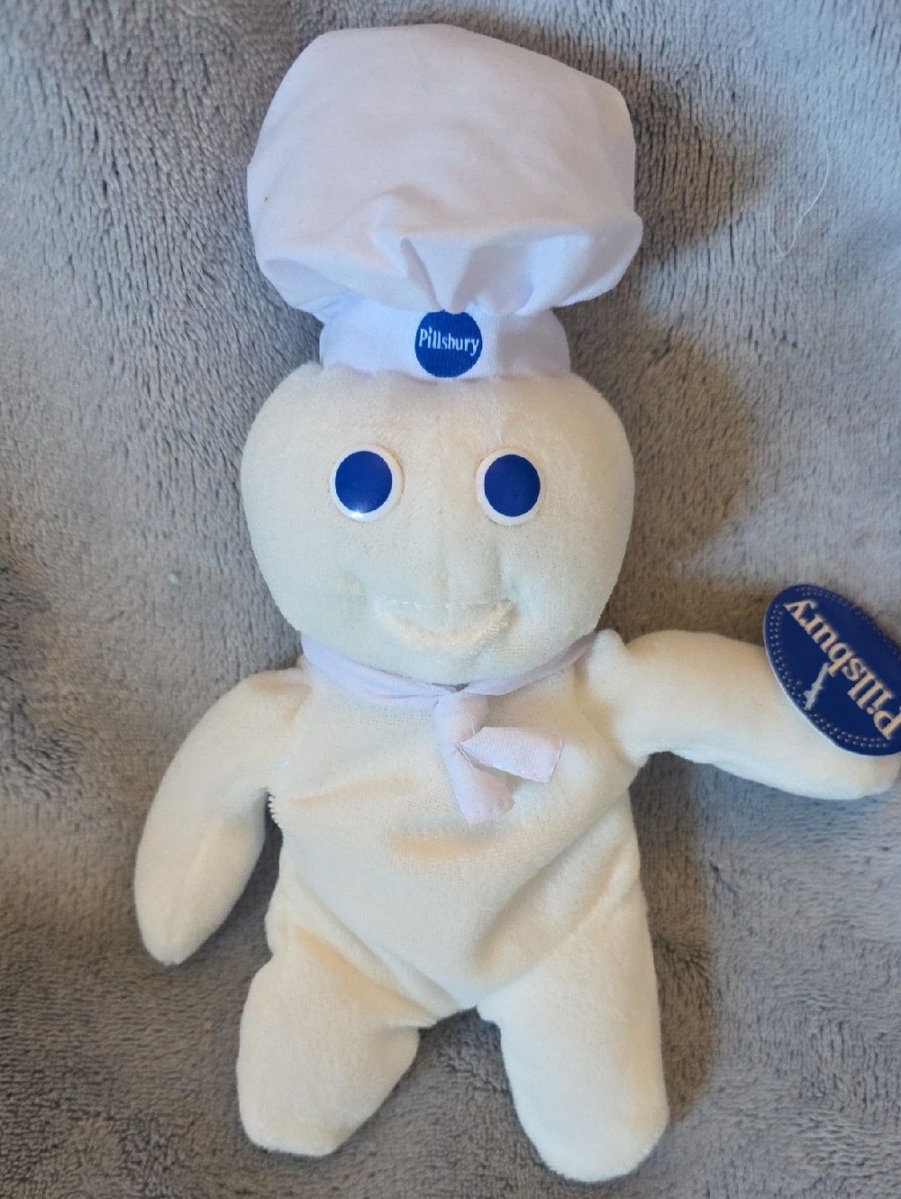Pillsbury Doughboy Plush Doll - White with Blue Details